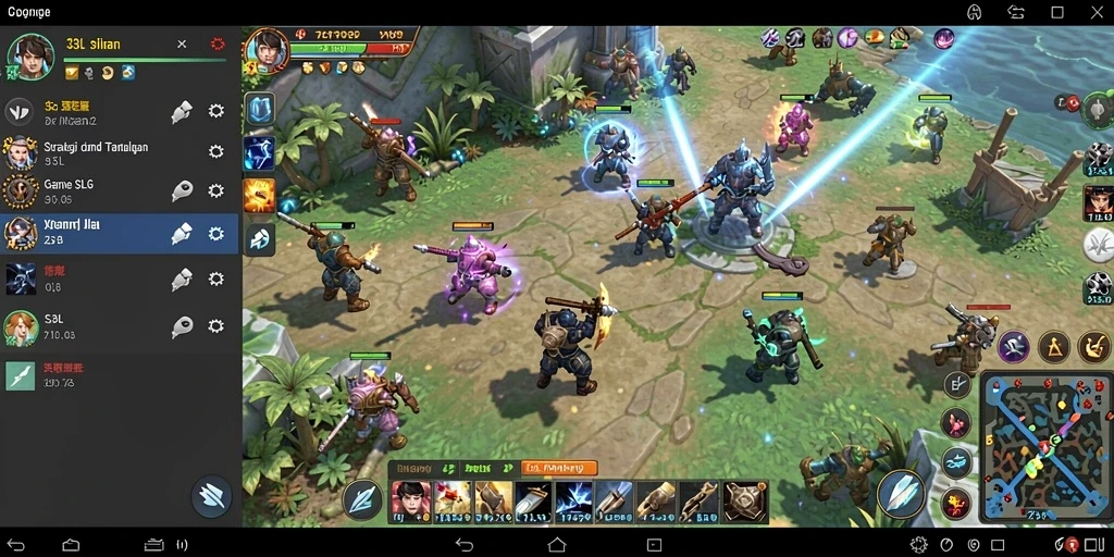 Tampilan gameplay strategis yang mendebarkan di 33L.