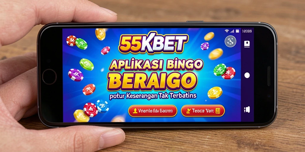 Screenshot gameplay Bingo di 55KBET yang seru dan interaktif.