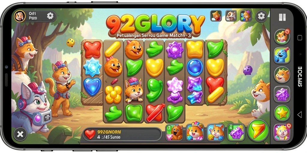 Gameplay seru dan penuh warna dari 92GLORY.