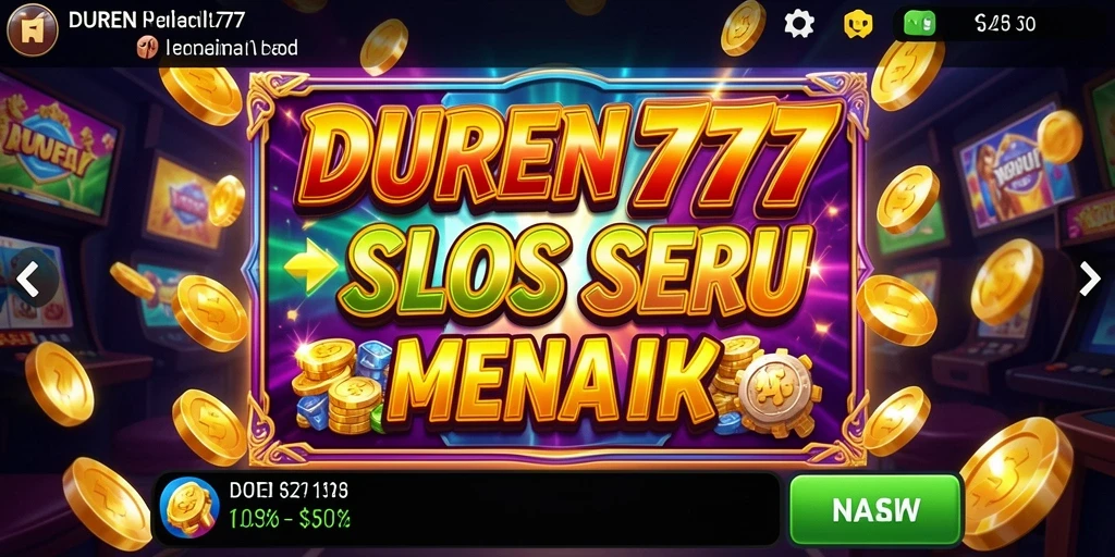 Screenshot DUREN777 yang menunjukkan gameplay slot yang menarik.