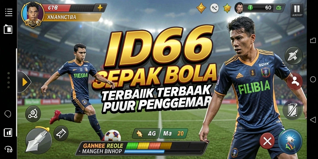 Tampilan gameplay menegangkan di lapangan sepak bola.