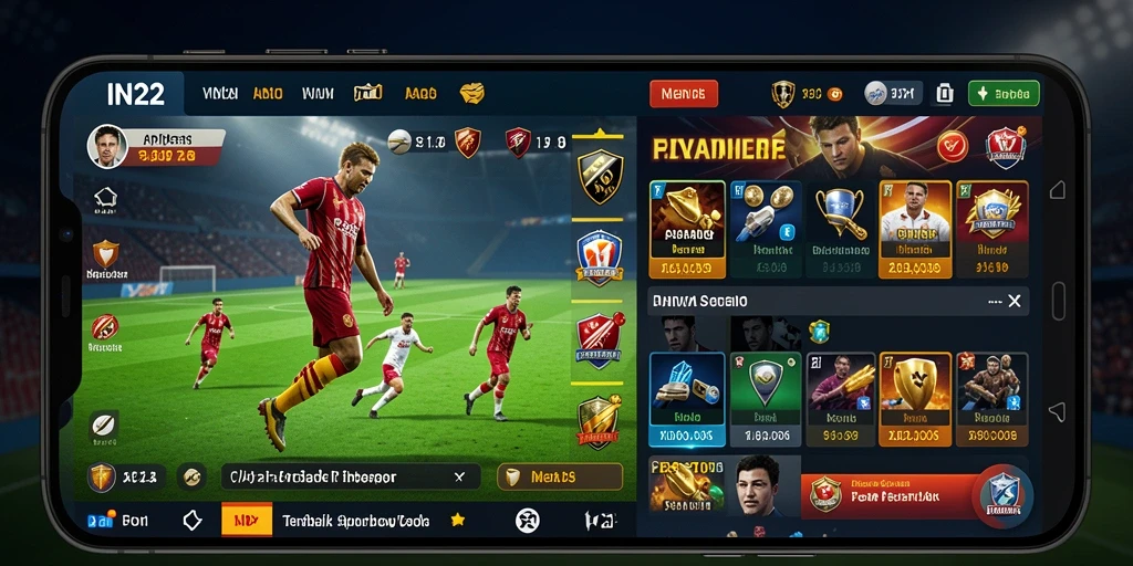 Screenshot gameplay IN22 menampilkan taruhan live yang seru.