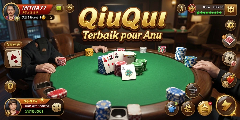 Gameplay seru QiuQiu di MITRA77 yang menarik dan kompetitif.