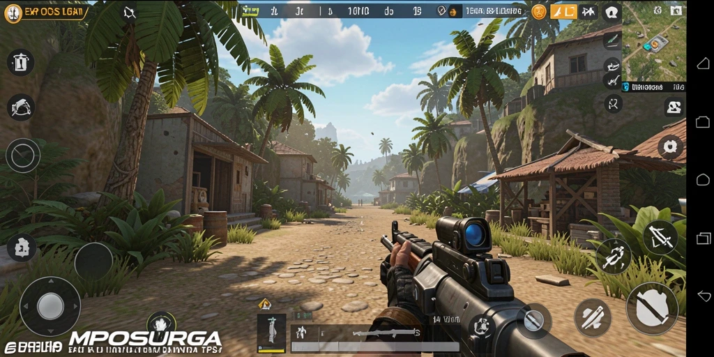 Tangkapan layar MPOSURGA menampilkan gameplay TPS yang mendebarkan.