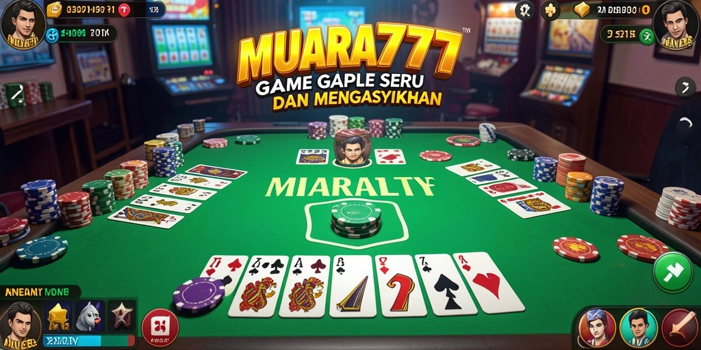Screenshot gameplay MUARA777 yang menampilkan aksi seru permainan Gaple.