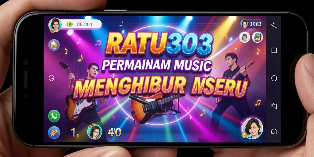 Tampilan gameplay menarik dengan elemen musik yang dinamis.