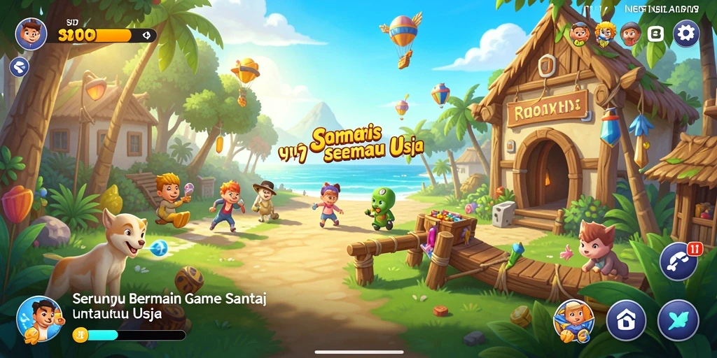 Screenshot gameplay SD107 menampilkan keseruan bermain yang sederhana.