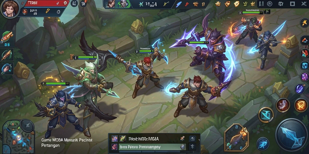 Gameplay TO88 yang menegangkan dan seru dalam pertempuran MOBA.