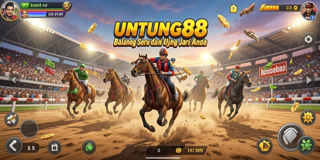 Gameplay balapan seru di UNTUNG88 dengan grafis menawan.